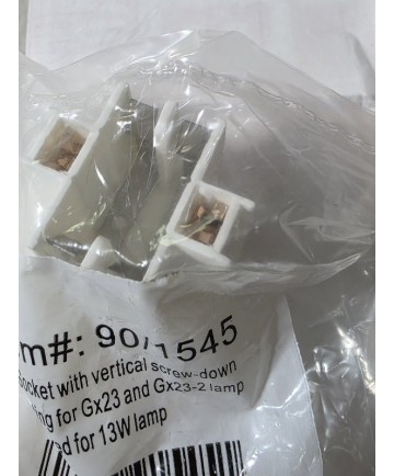 Satco 90/1545 PL SOCKET GX23 GX23-2 VER SCRE 75 Watts 600 Volts