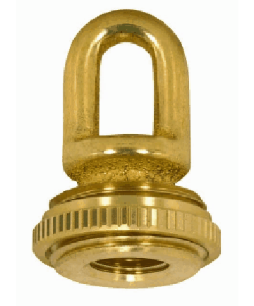 Satco 90/1571 Satco 90-1571 Unfinished 1/4IP Cast Brass Screw Collar w/Ring