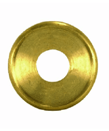 Satco 90/1608 Satco 90-1608 1/2" Unfinished Turned Brass Check Ring