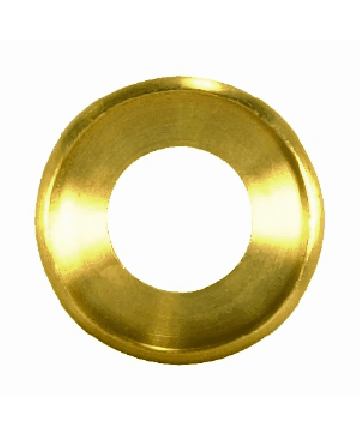 Satco 90/1611 Satco 90-1611 7/8" Unfinished Turned Brass Check Ring