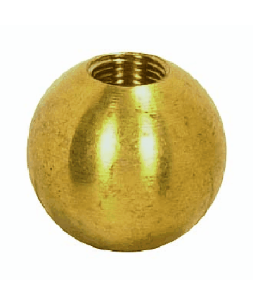 Satco 90/1625 Satco 90-1625 1/2"-8/32 Unfinished Brass Ball