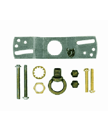 Satco 90/1690 Satco 90-1690 1 inch White Finish Loop