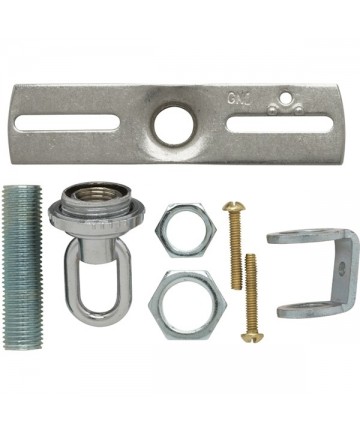 Satco 90/1694 Satco Chrome Finish Screw Collar Loop Parts Bag