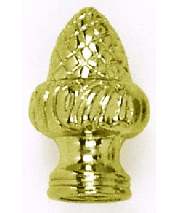 Satco 90/1712 Satco 90-1712 1-1/2" Antique Brass Acorn Finial