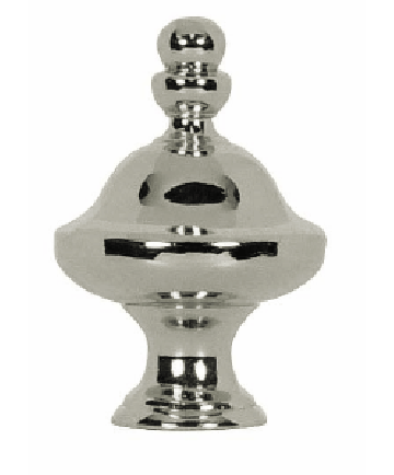 Satco 90/1722 Satco 90-1722 1-1/2" Polished Chrome Pyramid Finial