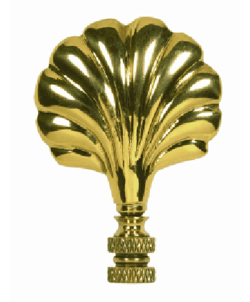 Satco 90/1746 Satco 90-1746 3 inch Fan Brass Finial