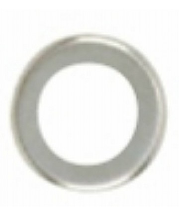 Satco 90/1834 Satco 1-1/2" Nickel Plated Curled Edge Steel Check Ring
