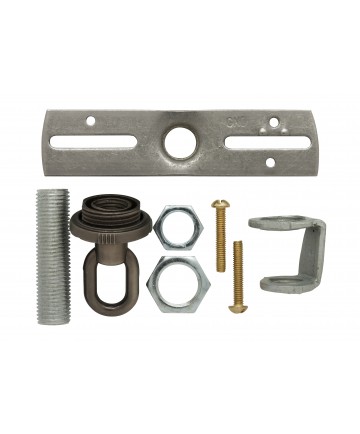 Satco 90/1848 1/4 IP BRUSHED PEWTER DIE CAST Hardware & Lamp Parts