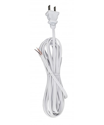Satco 90/2033 12 FT WHITE 18/2 SPT-1 CORD SE Wire Light Bulb
