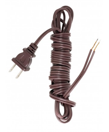 Satco 90/2035 12 FT BROWN 18/2 SPT 1 COR SET Wire Light Bulb