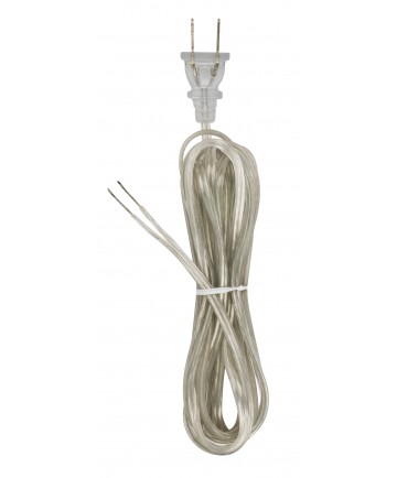 Satco 90/2037 12 FT. SILVER SPT-1 Wire Light Bulb
