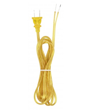 Satco 90/2043 8 FT CL GLD 18/2 SPT 2 FULL TI Wire Light Bulb