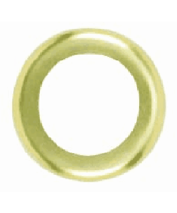Satco 90/2091 Satco 90-2091 1-1/2" Brass Plated Steel Check Ring