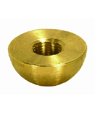 Satco 90/2095 Satco 90-2095 1/2"-8/32 Unfinished Brass Half Ball