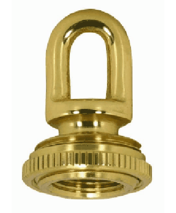 Satco 90/2297 Satco 90-2297 Polished and Lacquered 3/8IP Cast Brass Screw Collar w/Rin