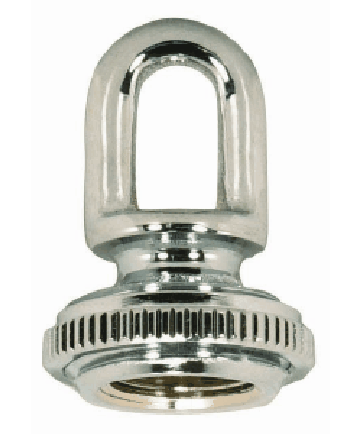 Satco 90/2302 Satco 90-2302 Polished Chrome 3/8IP Cast Brass Screw Collar w/Ring