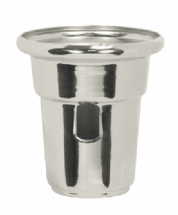 Satco 90/2354 Satco 90-2354 Nickel Finish Heavy Duty Cup for Swing Arm Lamps