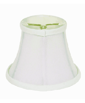 Satco 90/2360 Satco 90-2360 White Shantung Clip On Shade