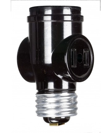 Satco 90/2450 MEDIUM BASE IVORY KEYLESS 660 Watts 125 Volts Sockets &