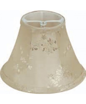 Satco 90/2487 Clip On Shade French Beige Flower Silk