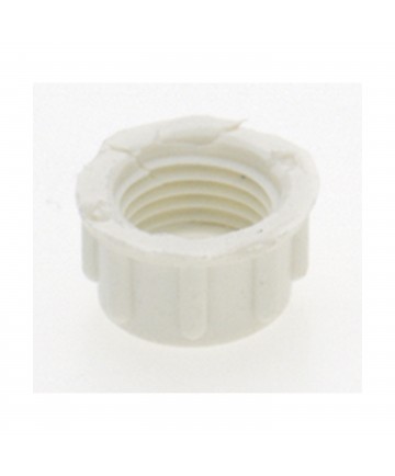 Satco 90/321 1/8 FEMALE WHITE BUSHING Wire Light Bulb