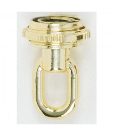 Satco 90/335 Satco 90-335 Brass Finish 1/4IP Screw Collar Loop