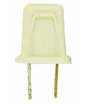 Satco 90/393 Satco 90-393 Ivory Attachment Plug Polarized