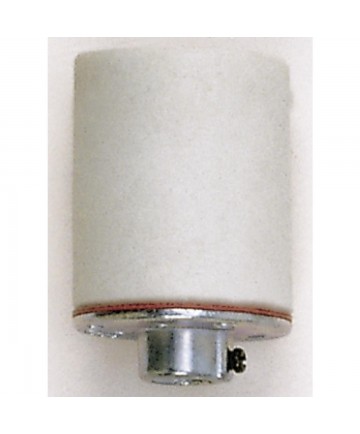 Satco 90/409 Porcelain Medium Base Socket with Metal