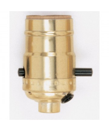 Satco 90/418 BRITE GILT PUSH THRU E26 BASE 660 Watts 250 Volts Sockets