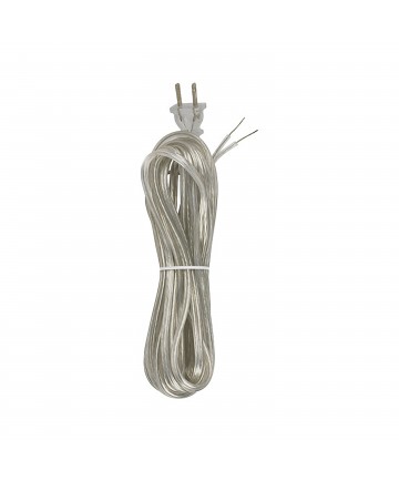 Satco 90/460 20 FT. SILVER CORD SET Wire Light Bulb