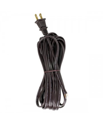 Satco 90/496 Satco 90-496 SPT-2 20FT Brown 18/2 105C Cord Set 