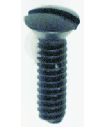 Satco 90/536 Satco 90-536 1/2" Black Steel Switchplate Screw