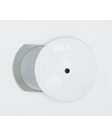 Satco 90/650 5" NECKLESS BALL HLDR/INSERT-W Canopies & Glass Holders