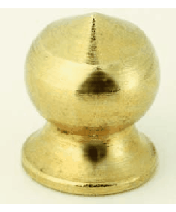 Satco 90/652 Satco 90-652 Brass Burnished and Lacquered 8/32 Brass Pear Knob