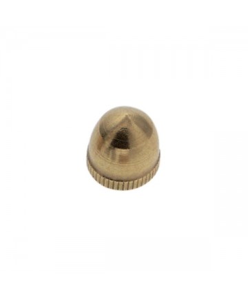 Satco 90/668 Acorn Knobs-1/8 IP Brass Burnished Lacquered Knurled
