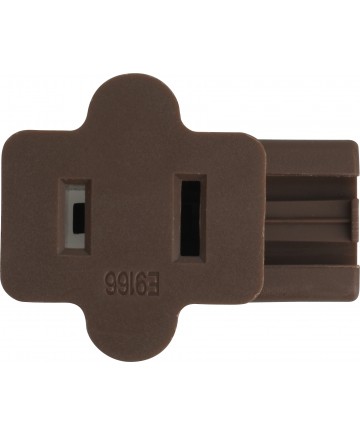 Satco 90/793 BROWN FEMALE POL. GILBERT PLUG 125 Volts Switches &