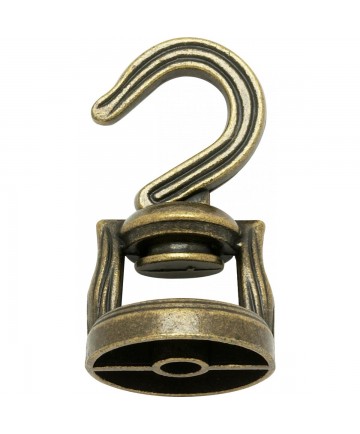 Satco 90/816 AB FINISH SWIVEL HOOK Hardware & Lamp Parts Light Bulb
