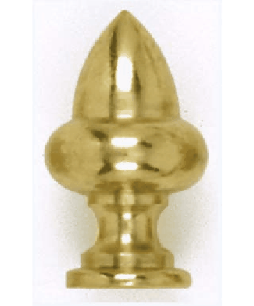 Satco 90/837 Satco 90-837 1-1/2" Burnished and Lacquered Acorn Finial