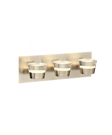PLC Lighting 90063SN PLC1 Three light vanity Sitra collection