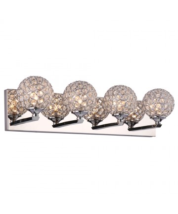 PLC Lighting 92704PC PLC1 Four light vanity Alexa collection