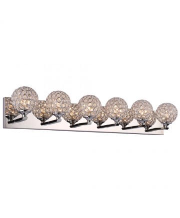 PLC Lighting 92706PC PLC1 Six light vanity Alexa collection