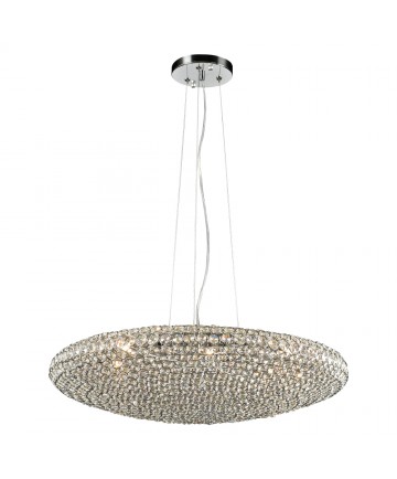 PLC Lighting 92918PC 6 Light Pendant Alexa Collection