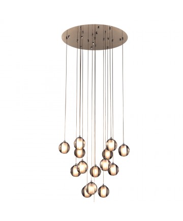 PLC Lighting 92935PC 15 Light Pendant Nuetron Collection