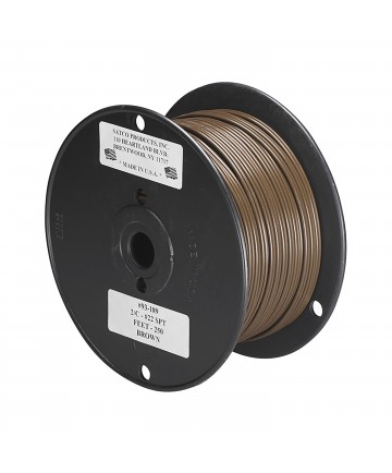 Satco 93/189 22/2 PLT BROWN WIRE ON 250 FT Wire Light Bulb