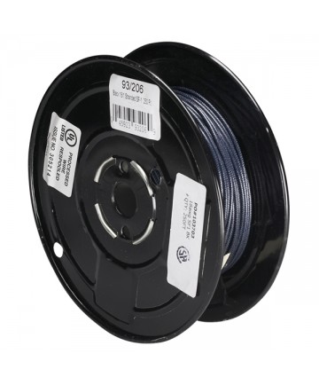 Satco 93/206 Satco 93-206 18/1 Stranded 200C SF-1 Wire 250FT Black Spool Wire