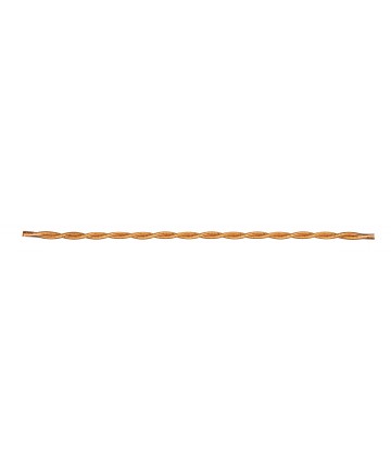 Satco 93/374 18/1 GOLD TWISTED RAYON BRAID Wire Light Bulb