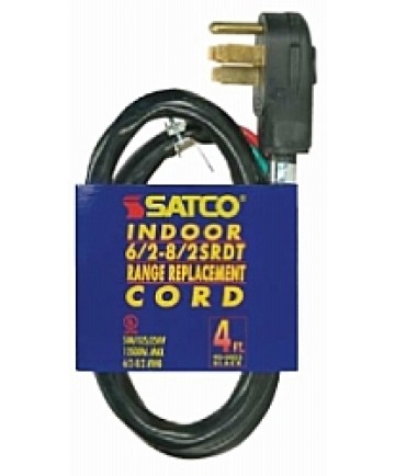 Satco 93/5036 Satco 4 Feet 3 Wire Replacement Range Cord