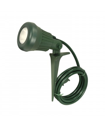 Satco 93/5058 GREEN 5 LED FLOODLIGHT W/6 FT 3.4 Watts 120 Volts