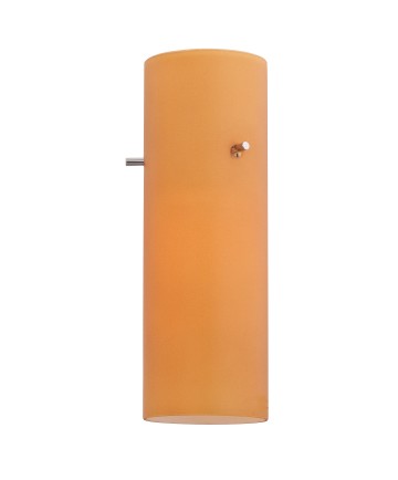 Access Lighting 931V-AMB Anari Silk SMALL CYLINDRICAL GLASS