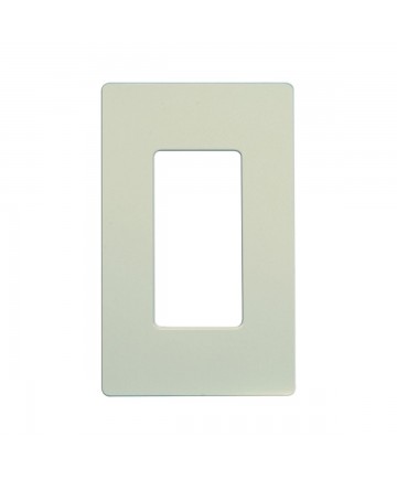 Satco 96/123 CLARO SINGLE GANG WALLPLATE AL Switches & Accessories